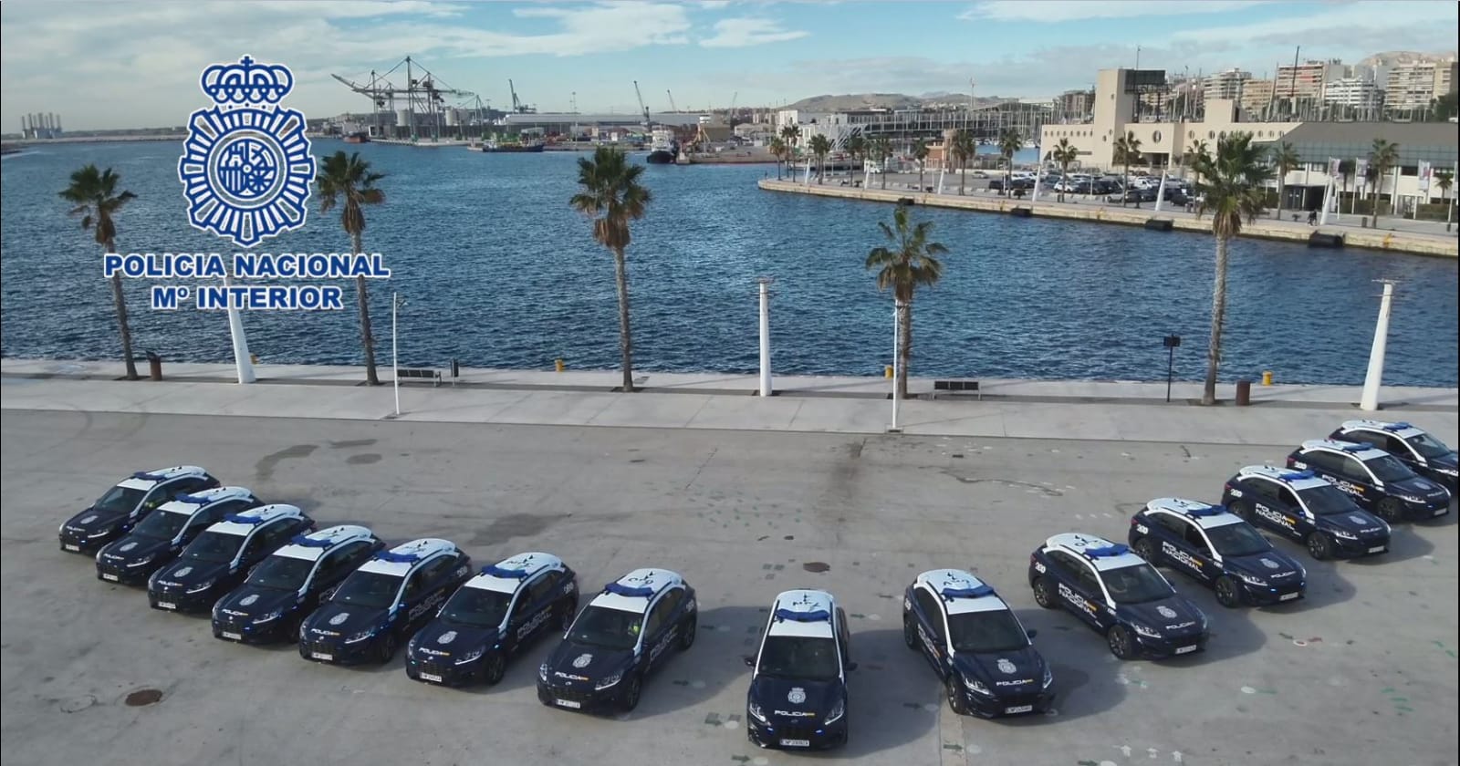 Presentación de la nueva flota de vehículos policiales en Alicante