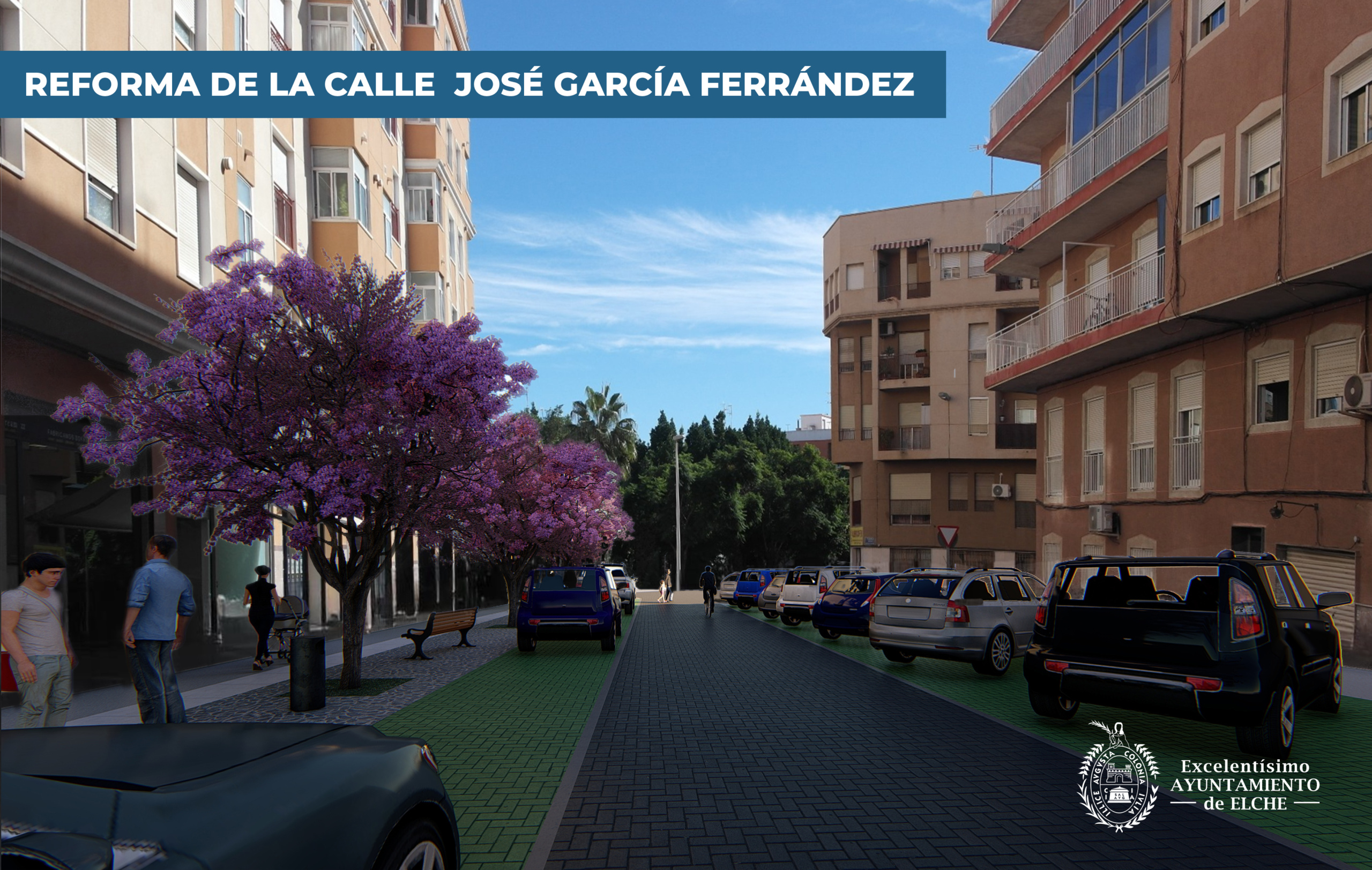 El Ayuntamiento de Elche llevará a cabo una reforma integral de la calle José García Ferrández en el barrio de Carrús