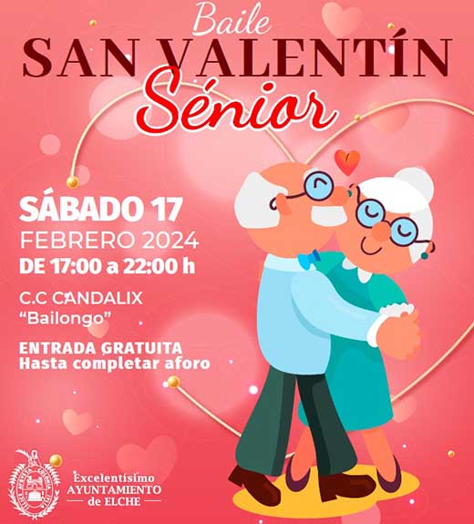 El Bailongo acoge el próximo sábado el baile especial de San Valentín Sénior