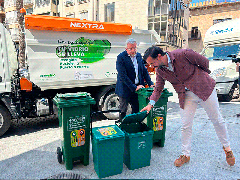 Elche y Ecovidrio se unen para impulsar el reciclaje de vidrio en hostelería