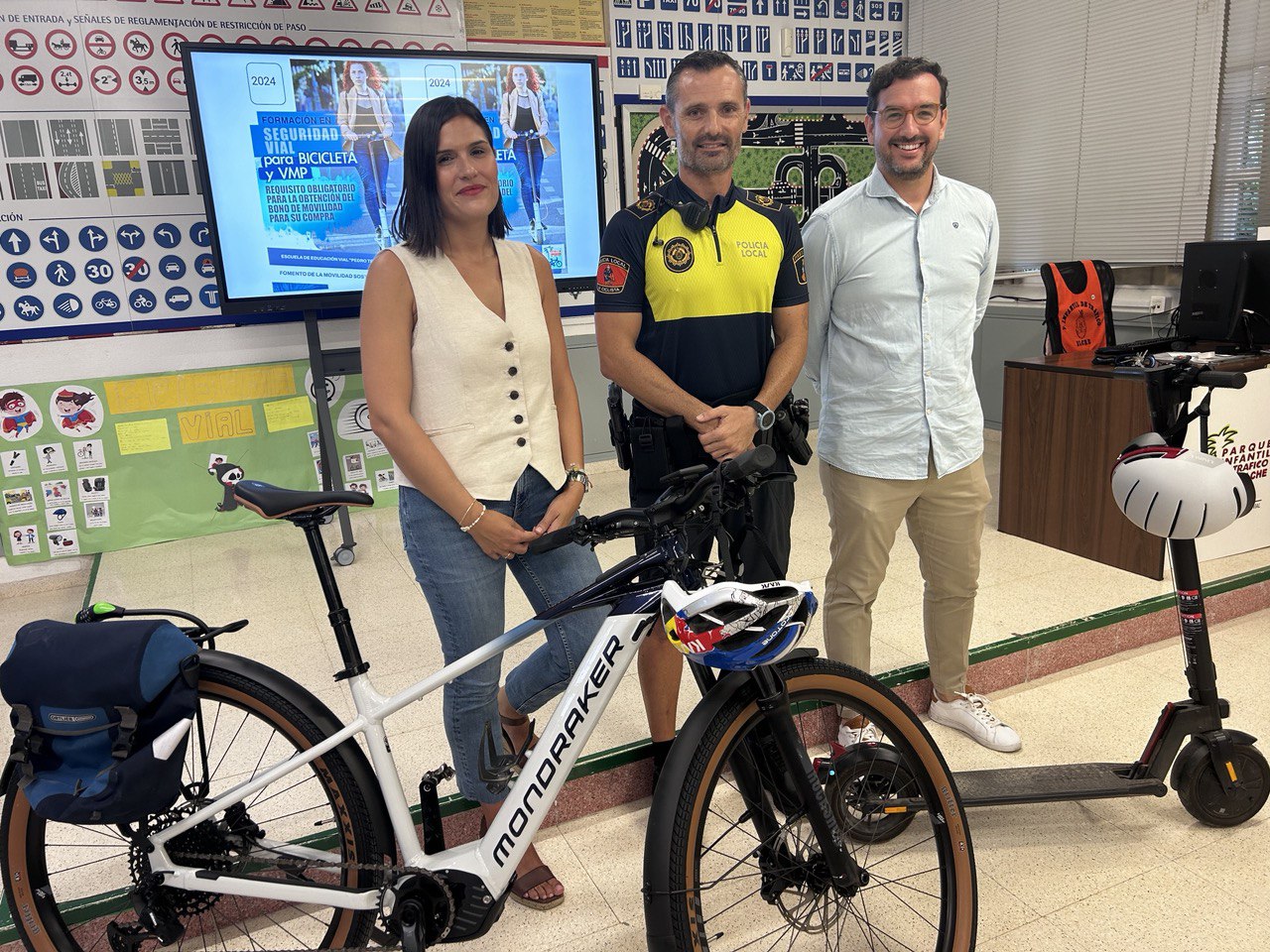 cursos de seguridad vial para ayudas en la compra de bicicletas y patinetes en Elche