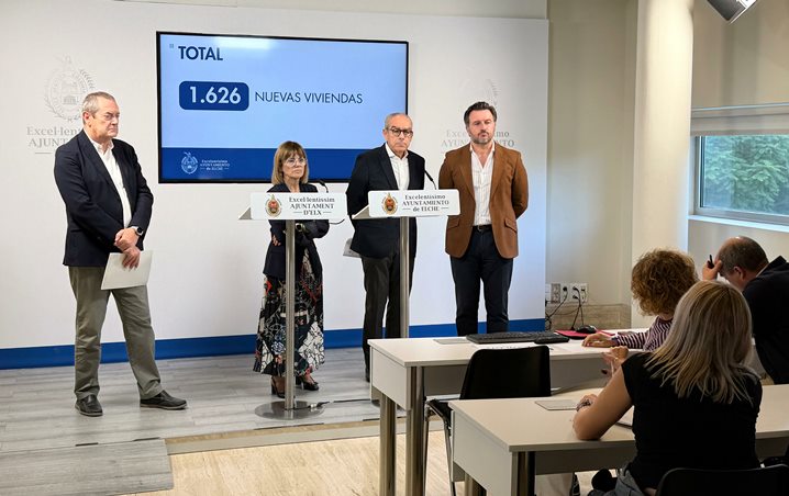 Elche proyecta 1.161 viviendas protegidas para jóvenes con el plan Casa Fácil 2, que contempla seis solares municipales pendientes de tramitación urbanística.