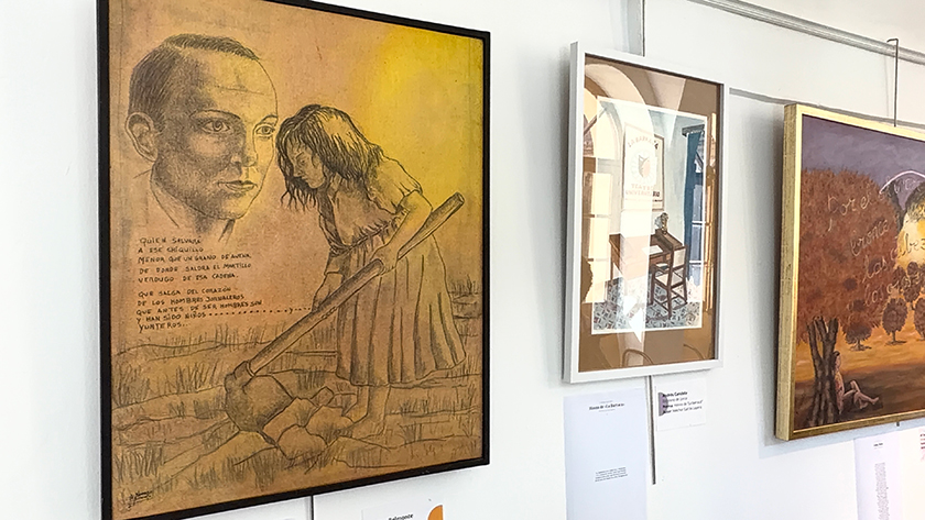 exposición Versos Pintados en Elche